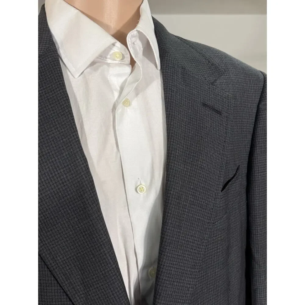 Tom Ford Gray Shelton Houndstooth Wool Sportcoat Blazer 52R Italy 42R US Men’s